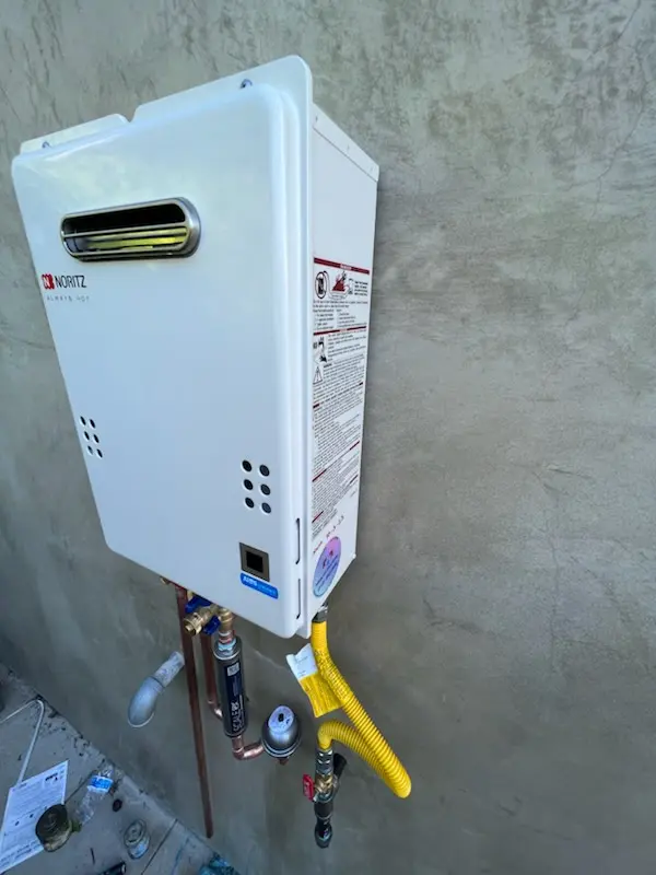 Tankless water heater installation for Parkwood Ranch homes