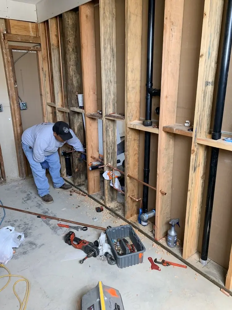 Commercial rough-in plumbing for Water Heater Replacement in Parkwood Ranch